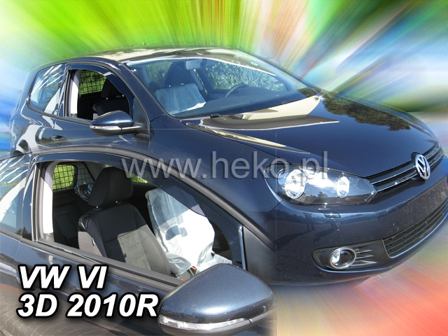 Ofuky oken VW Golf VI 3dveř 09- přední Heko