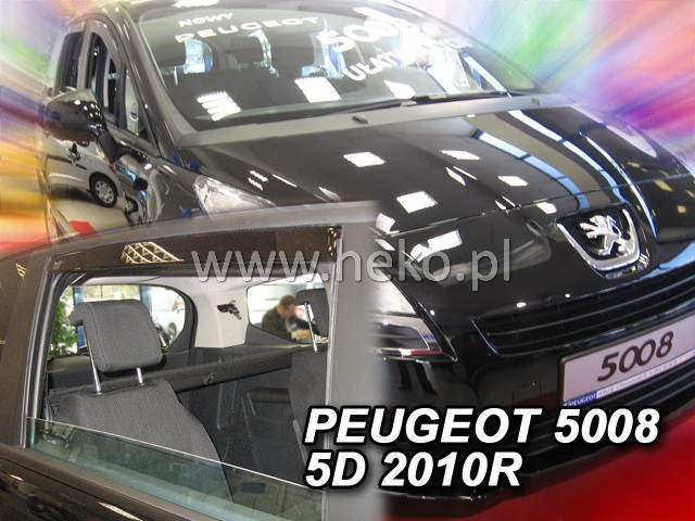 Ofuky oken Peugeot 5008 5dveř 10- před.+zadní Heko