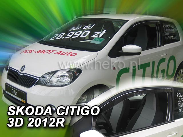 Ofuky oken Škoda Citigo 3dveř přední 12- Heko