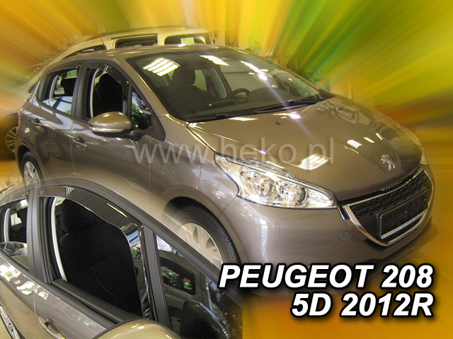 Ofuky oken Peugeot 208 5dveř přední 12- Heko